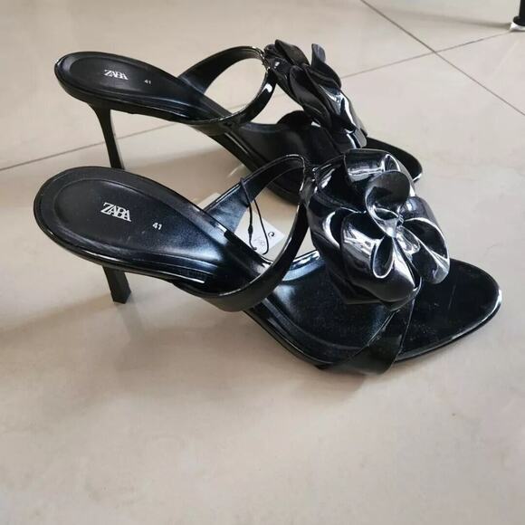 ZARA Heeled Sandals NWT - Picture 8 of 16